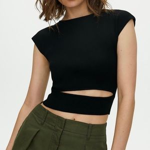 Aritzia Wilfred Cut Out Knit Tank